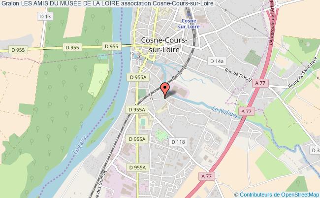 plan association Les Amis Du MusÉe De La Loire Cosne-Cours-sur-Loire