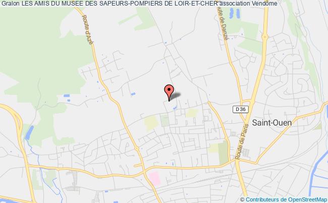 plan association Les Amis Du Musee Des Sapeurs-pompiers De Loir-et-cher Vendôme