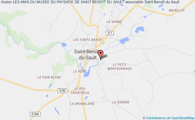 plan association Les Amis Du Musee Du Paysage De Saint Benoit Du Sault 
