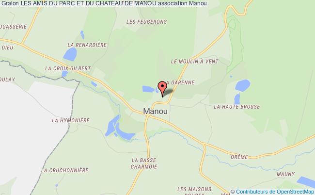 plan association Les Amis Du Parc Et Du Chateau De Manou 