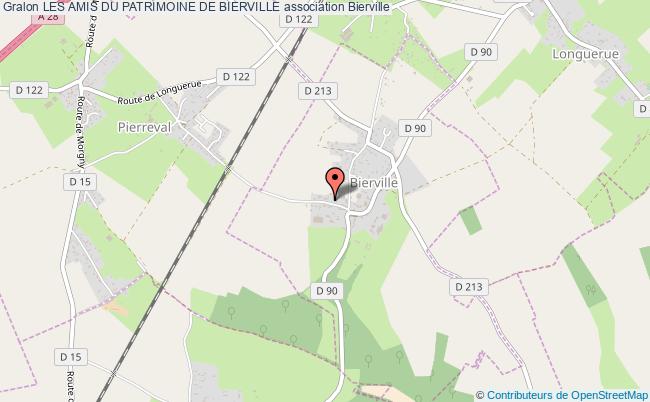 plan association Les Amis Du Patrimoine De Bierville Bierville
