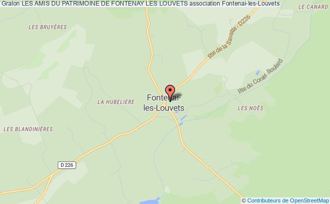 plan association Les Amis Du Patrimoine De Fontenay Les Louvets Fontenai-les-Louvets