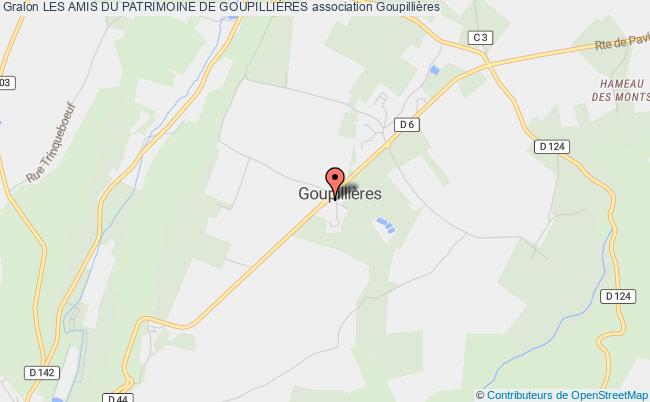 plan association Les Amis Du Patrimoine De GoupilliÈres Goupillières