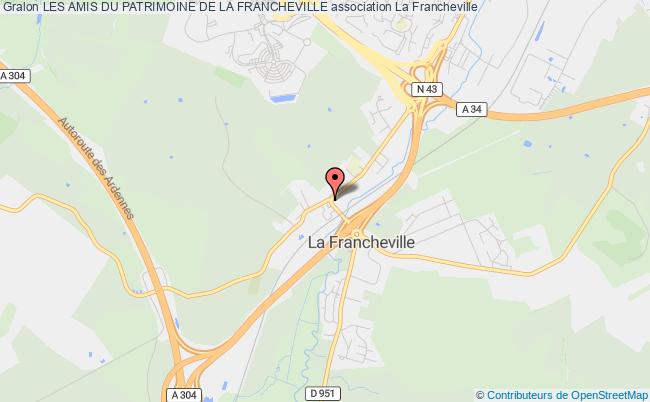 plan association Les Amis Du Patrimoine De La Francheville Francheville