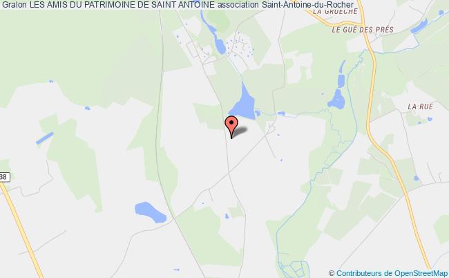 plan association Les Amis Du Patrimoine De Saint Antoine Saint-Antoine-du-Rocher