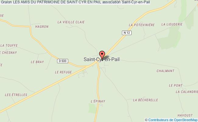 plan association Les Amis Du Patrimoine De Saint Cyr En Pail Saint-Cyr-en-Pail