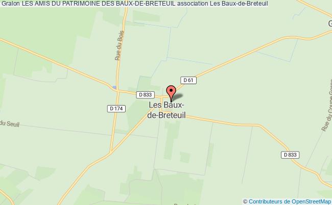plan association Les Amis Du Patrimoine Des Baux-de-breteuil Baux-de-Breteuil