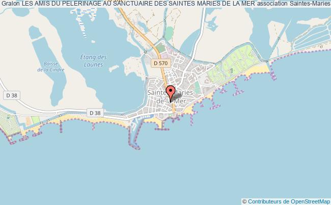 plan association Les Amis Du Pelerinage Au Sanctuaire Des Saintes Maries De La Mer Saintes-Maries-de-la-Mer