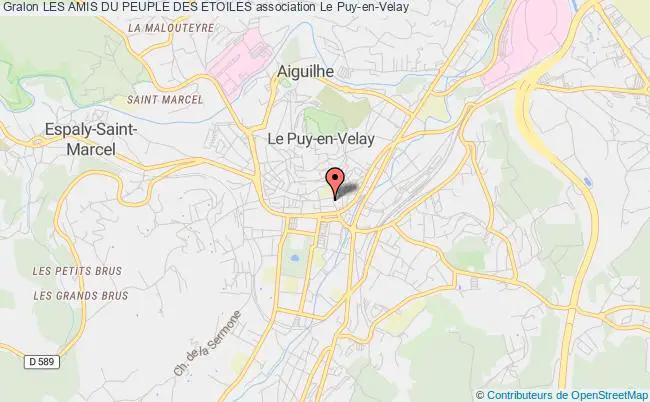 plan association Les Amis Du Peuple Des Etoiles Le    Puy-en-Velay