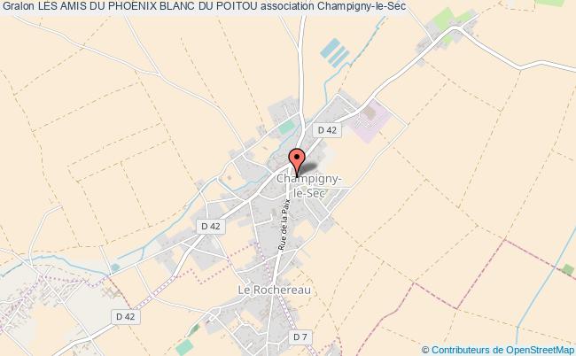 plan association Les Amis Du Phoenix Blanc Du Poitou Champigny-le-Sec