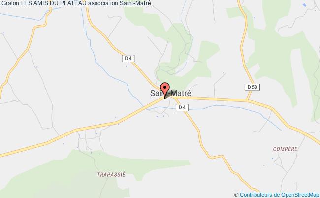 plan association Les Amis Du Plateau Saint-Matré