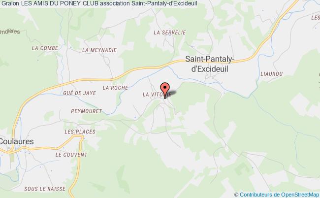plan association Les Amis Du Poney Club Saint-Pantaly-d'Excideuil