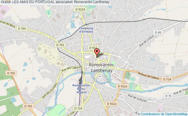 plan association Les Amis Du Portugal Romorantin-Lanthenay
