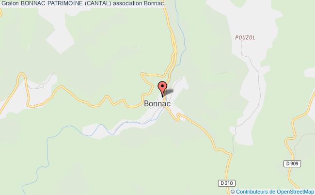 plan association Les Amis Du Prieure De Bonnac Bonnac