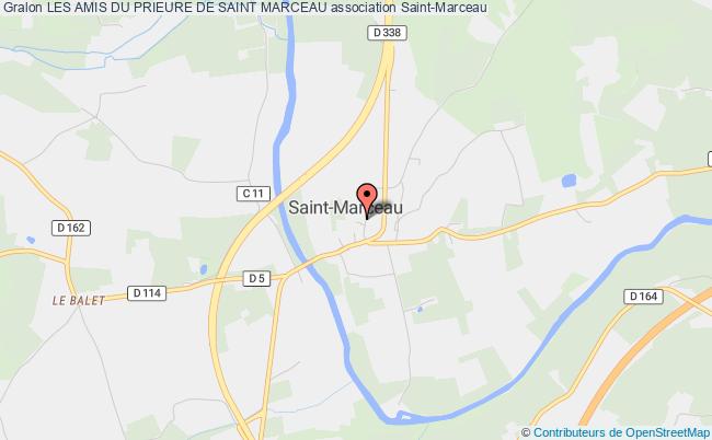 plan association Les Amis Du Prieure De Saint Marceau Saint-Marceau