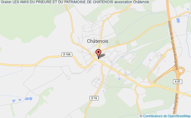 plan association Les Amis Du Prieure Et Du Patrimoine De Chatenois Châtenois