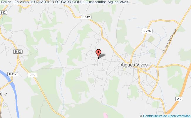plan association Les Amis Du Quartier De Garrigouille Aigues-Vives