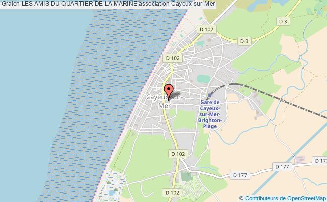 plan association Les Amis Du Quartier De La Marine Cayeux-sur-Mer