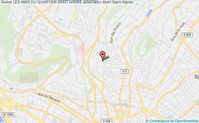 plan association Les Amis Du Quartier Saint AndrÉ Mont-Saint-Aignan