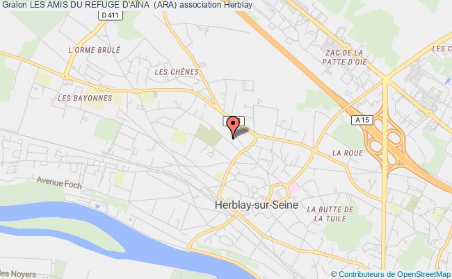 plan association Les Amis Du Refuge D'aÏna  (ara) Herblay-sur-Seine