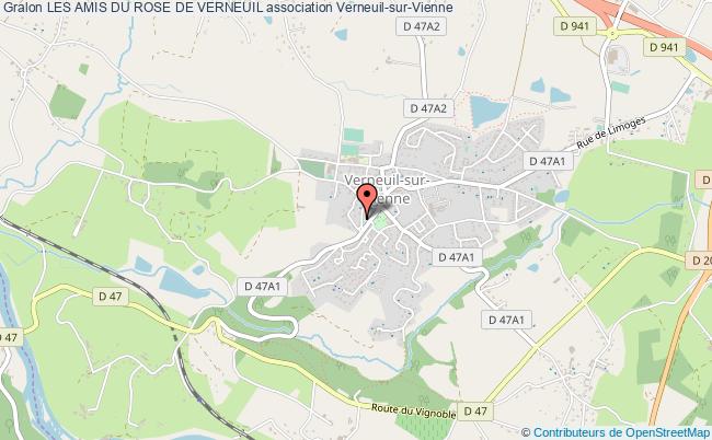 plan association Les Amis Du Rose De Verneuil Verneuil-sur-Vienne