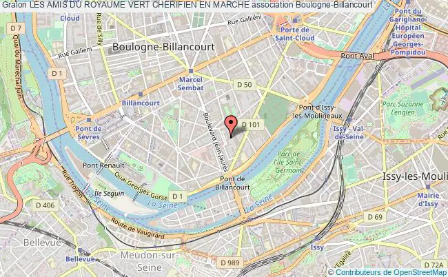 plan association Les Amis Du Royaume Vert Cherifien En Marche Boulogne-Billancourt
