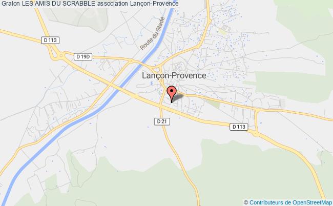 plan association Les Amis Du Scrabble Lançon-Provence