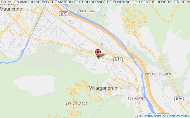 plan association Les Amis Du Service De Maternite Et Du Service De Pharmacie Du Centre Hospitalier De Saint-jean-de-maurienne Saint-Jean-de-Maurienne