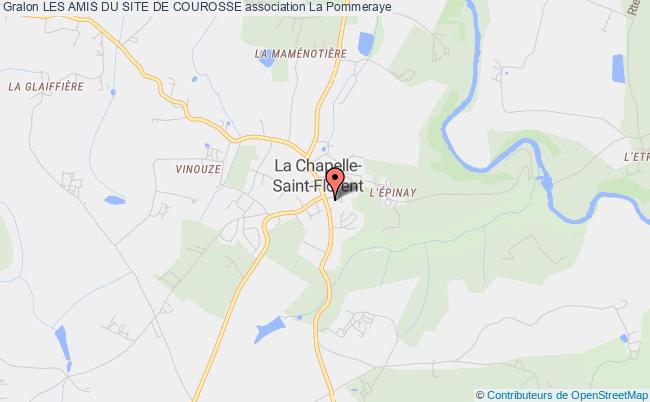 plan association Les Amis Du Site De Courosse La    Chapelle-Saint-Florent