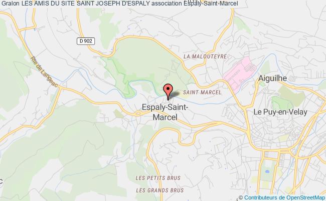 plan association Les Amis Du Site Saint Joseph D'espaly Espaly-Saint-Marcel