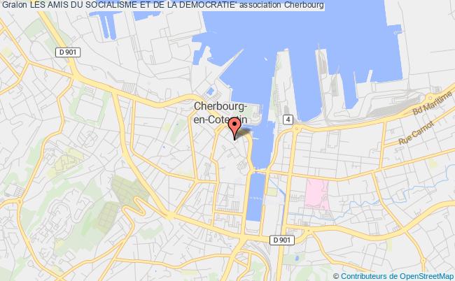 plan association Les Amis Du Socialisme Et De La Democratie' Cherbourg-Octeville