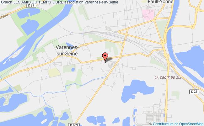 plan association Les Amis Du Temps Libre Varennes-sur-Seine