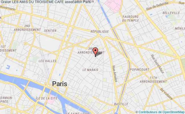 plan association Les Amis Du Troisieme Cafe Paris