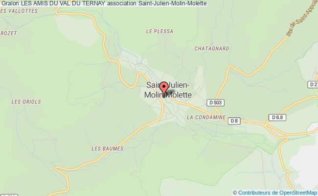 plan association Les Amis Du Val Du Ternay Saint-Julien-Molin-Molette