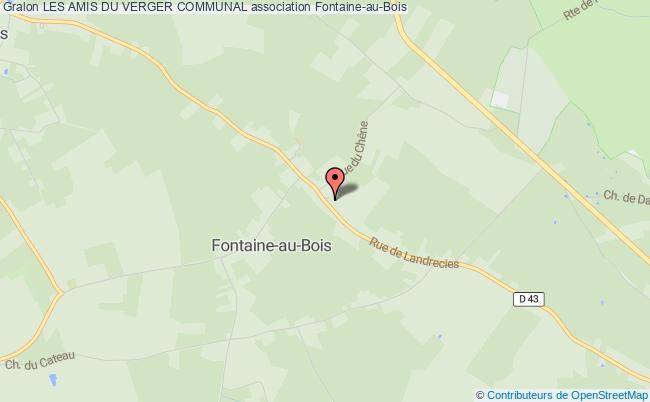 plan association Les Amis Du Verger Communal Fontaine-au-Bois