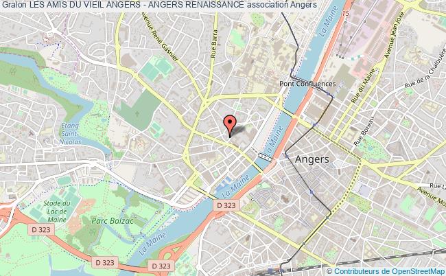 plan association Les Amis Du Vieil Angers - Angers Renaissance Angers