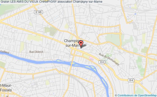 plan association Les Amis Du Vieux Champigny Champigny-sur-Marne