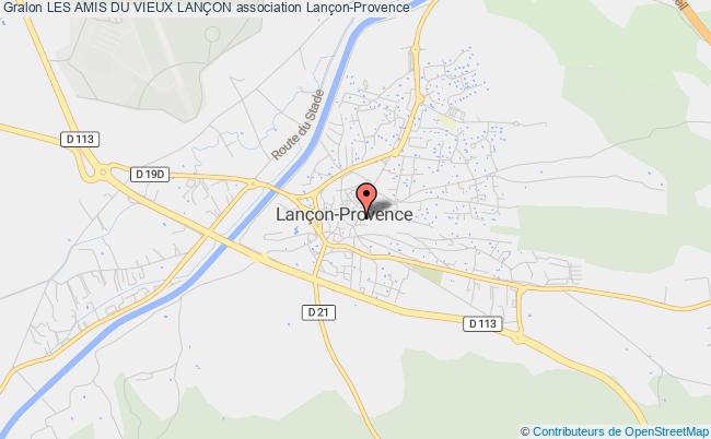 plan association Les Amis Du Vieux LanÇon Lançon-Provence