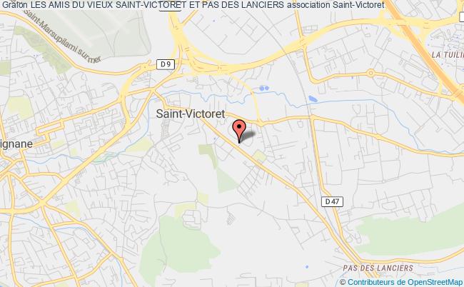 plan association Les Amis Du Vieux Saint-victoret Et Pas Des Lanciers Saint-Victoret