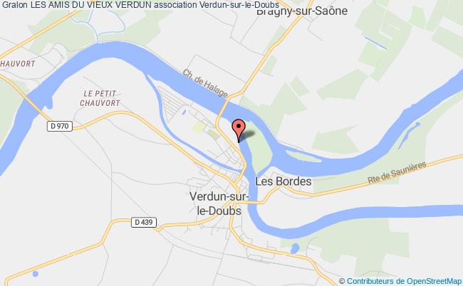 plan association Les Amis Du Vieux Verdun Verdun-sur-le-Doubs