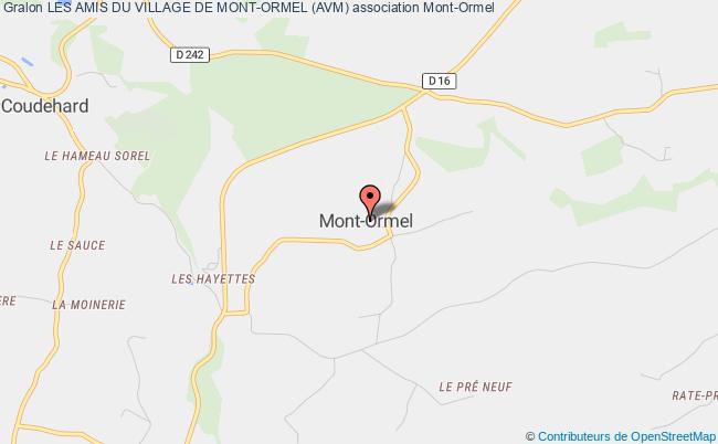 plan association Les Amis Du Village De Mont-ormel (avm) Mont-Ormel