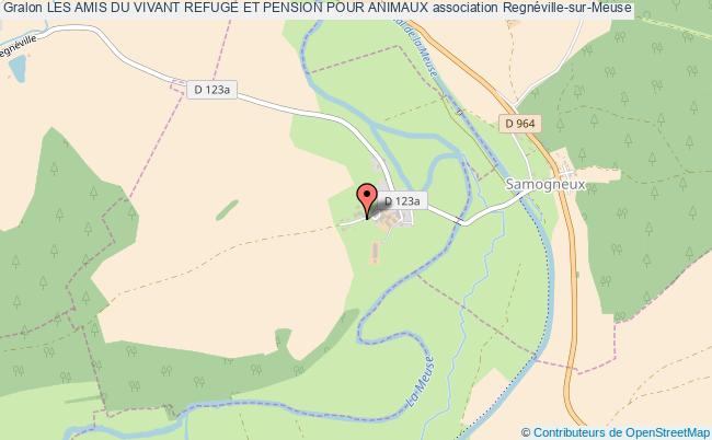 plan association Les Amis Du Vivant Refuge Et Pension Pour Animaux Regnéville-sur-Meuse