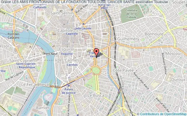 plan association Les Amis Frontonnais De La Fondation Toulouse Cancer Sante Toulouse