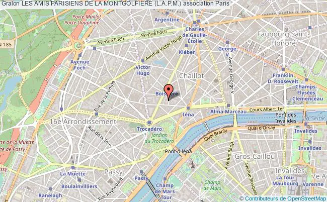 plan association Les Amis Parisiens De La Montgolfiere (l.a.p.m.) Paris
