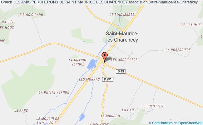 plan association Les Amis Percherons De Saint Maurice Les Charencey Saint-Maurice-lès-Charencey