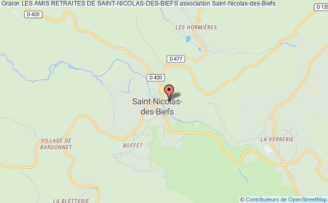 plan association Les Amis Retraites De Saint-nicolas-des-biefs Saint-Nicolas-des-Biefs