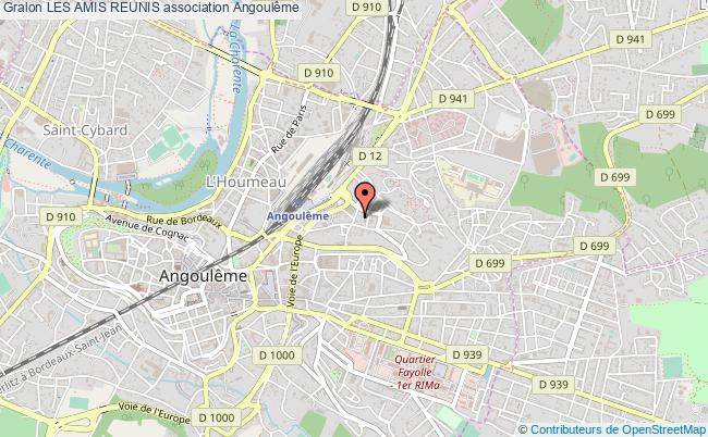 plan association Les Amis Reunis Angoulême