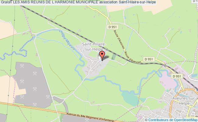 plan association Les Amis Reunis De L Harmonie Municipale Saint-Hilaire-sur-Helpe