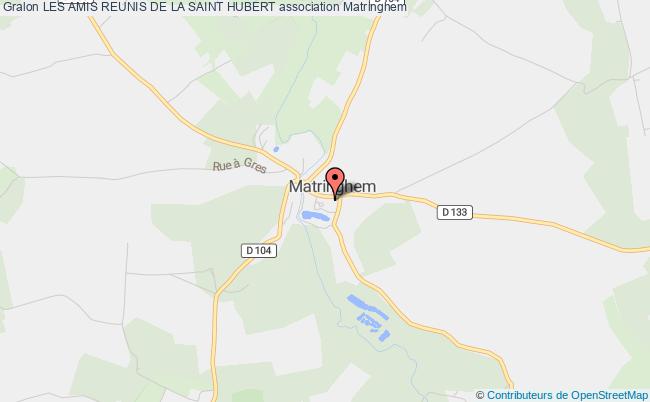 plan association Les Amis Reunis De La Saint Hubert Matringhem