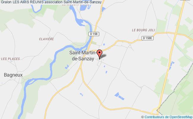 plan association Les Amis RÉunis Saint-Martin-de-Sanzay